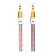 Pack of 4, 3.2 Ft 3.5mm Audio Cable Male to Male, Honsky Universal Durable Braided Colorful Noodle Flat Gold Plated... N7