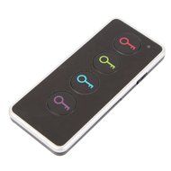 BIGFOX 4 in 1 Wireless RF Item locator Key Finder keychain with Base Support and LED Flashlight and Remote Control