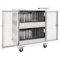 Tripp Lite 16-Port USB Charging Station Cabinet for Tablet, iPad &amp; Android, Charge &amp; Sync, Wall Mount (CS16USB) N40