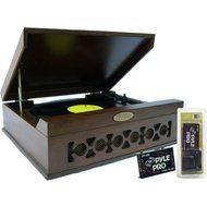 Pyle Turntable Record Player and Pre-Amplifier Package - PVNTT6UMT Vintage Style Phonograph/Turntable With USB-To-PC... N2