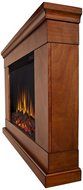Real Flame Jackson Slim Line Wall Hung Electric Fireplace - Pecan N2