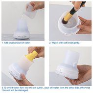 Noza Tec 100ML Essential Oil Diffuser Portable Ultrasonic Aroma Humidifier with 7 Color Changing LED Lamps, Mist... N5