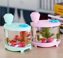 Dewel 460ml Cool Mist Ultrasonic Humidifier Personal USB Humidifier Air Diffuser Purifier Baby Humidifiers with... N8