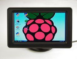 4.3&quot; LCD Display with Composite Input for Raspberry Pi