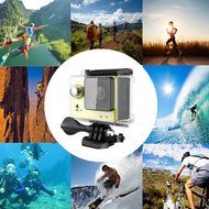 IWAWA Ultra HD Wifi Waterproof Action Camera 4K1080P 170 Degree Wide Angle Lens(Yellow) N3