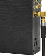 Mediabridge RCA Right Angle Adapter - 90&deg; Female to Male Gold-Plated Connector - 2 Pack - (Part# CONN-RCA-RA-2PK )