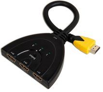 A-technology Sl3103 3&times;1port Hdmi Pigtail Switch3&times;1 with 0.6 Ft Hdmi Cable Can Make You Connect Dvd/xbox360/stb... N9