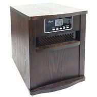LOT X2 Clevr Portable Electric 1500w Infrared Heater Quartz w/ Remote Fireplace N2