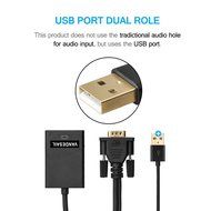 USB HDMI Adapter, VANDESAIL USB 3.0 to HDMI External Video Card Multi Monitor Adapter with Gold Plated for Windows... N54