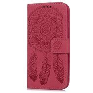 iPhone 7 Case (4.7 inch) - Wallet Folio Flip Embossed Campanula PU Leather Case with Stand Card Slots Slim Fit... N57