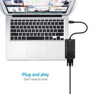USB HDMI Adapter, VANDESAIL USB 3.0 to HDMI External Video Card Multi Monitor Adapter with Gold Plated for Windows... N63