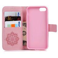 iPhone 7 Case (4.7 inch) - Wallet Folio Flip Embossed Campanula PU Leather Case with Stand Card Slots Slim Fit... N64