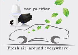 BigWhite Mini and Portable Car Air Purifier,Ionizer,Air Cleaner,Car Air Freshener and Eliminate Formaldehyde,Remove... N6