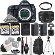 Canon EOS 5D Mark III DSLR Body 22.3MP Full HD 1080p + Canon 50mm 1.8 II Lens + Backup Battery + 2 Of 32GB Memory...