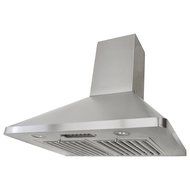 KOBE Range Hoods RAX9430SQB-1 Brillia Wall Mount Range Hood 680 CFM Stainless Steel with LED Lights, 30-Inch N2