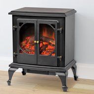 CorLiving FPE-300-F Free Standing Electric Fireplace N6