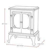 CorLiving FPE-300-F Free Standing Electric Fireplace N7