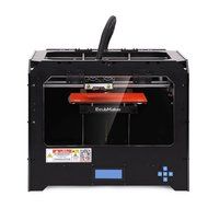 EcubMaker 3DPrinters,FANTASY II Black Enclosed Frame FDM Dual Extruder Works With ABS And PLA