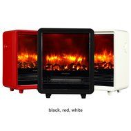 PuraFlame Octavia White 12 inch Portable electric Heater, Eco freindly, 1500W N15