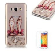 Galaxy J120(2016 Model) TPU Case with Free Screen Protector,Funyye See Through Transparent Soft Rubber Silicone... N58