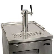 EdgeStar Dual Faucet Direct Draw Beverage Dispenser - Stainless Steel N3