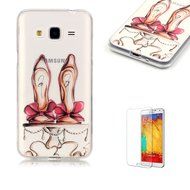 Galaxy J120(2016 Model) TPU Case with Free Screen Protector,Funyye See Through Transparent Soft Rubber Silicone... N77