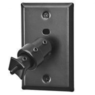 Pinpoint Mounts AM20-Black Universal Home Theater Speaker Wall Ceiling Mount with Electrical Box Installation... N8
