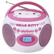 Hello Kitty Portable Bluetooth Cd Boombox with AM/FM Stereo Radio N2