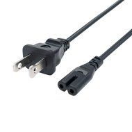 Powseed [UL Listed] 6Ft 2 Prong AC Wall Power Cable 2 Slot Cord for HP Dell Samsung Sony Asus Acer Toshiba Laptop... N5