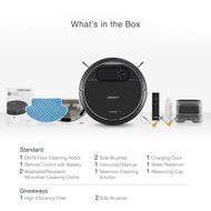 ECOVACS Robotic Vacuum Cleaner with Mop and Water Tank - Automatic Floor Cleaning Robot, DEEBOT N78, +Extra Accessory... N6