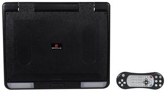 Rockville RVM18FD-BK 18&quot; TFT Black Flip Down Car Monitor w/ USB/SD/Video Games N71