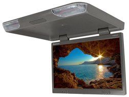Rockville RVM18FD-BK 18&quot; TFT Black Flip Down Car Monitor w/ USB/SD/Video Games N72