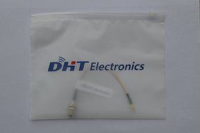DHT Electronics RF coaxial coax cable assembly MCX male to F female 6''