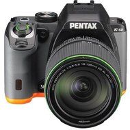 Pentax K-S2 SLR lens kit w/18-135mm WR balck/orange 20 MP Weatherized Wi-Fi/NFC Enabled SLR Camera, Body Only... N3