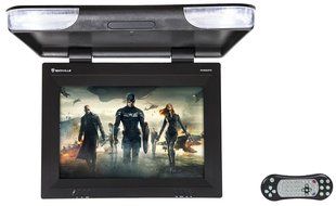 Rockville RVM18FD-BK 18&quot; TFT Black Flip Down Car Monitor w/ USB/SD/Video Games N81