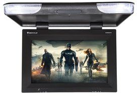 Rockville RVM18FD-BK 18&quot; TFT Black Flip Down Car Monitor w/ USB/SD/Video Games N82