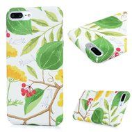 iPhone 7 Plus Case (5.5"), YOKIRIN Printed Fashion Full Matte Hard Touch Slim-Fit Flexible PC Texture Flower Coated... N50