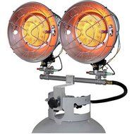18,000 - 30,000-BTU Liquid Propane Heater Double Tank Top Match Light