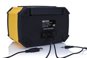Fisher Waterproof Wireless Stereo Boombox, Bluetooth Enabled, Built-In Microphone, Shockproof and Dustproof Ultra-Portable... N16