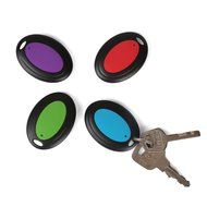 BIGFOX 4 in 1 Wireless RF Item locator Key Finder keychain with Base Support and LED Flashlight and Remote Control N4
