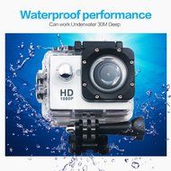 Bay Valley Parts12MP Full HD 1080P Helmet Sports Camera Waterproof Action Car DV Sports Camera N7