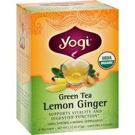 Tea Organic Green Lemon Ginger 16 Bags