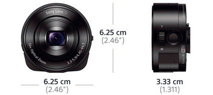Sony DSC-QX10/W Smartphone Attachable 4.45-44.5mm Lens-Style Camera N7