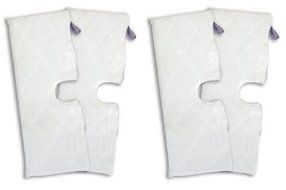 1 X Shark XLT3501 (EXTRA LARGE), Set of 4, Microfiber Cleaning Pads for the Steam Pocket Mop.