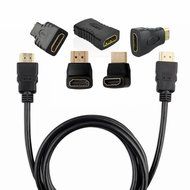 FarSail Gold Plated HDMI Adapter Combo With High Speed HDMI Cable (16.5FT/5M) N2