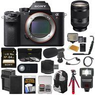 Sony Alpha A7R II 4K Wi-Fi Digital Camera Body with 24-240mm Lens + 64GB Card + Battery + Charger + Backpack +...