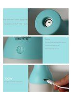180 ML Mini USB Ultrasonic Cool Mist Aroma Humidifier 4 Hour Automatic Power-off Protection Aromatherapy Diffuser... N13