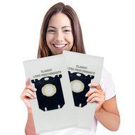 King Vacuum Bags | Premium Standard Replacement Electrolux Vacuum Bags Style S Bag Classic Set of 5, Hypoallergenic... N9