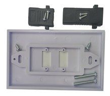 Lemeng Gold Plated HDMI USB3.0 Component Composite Audio Video Wall Face Plate Panel-White N3
