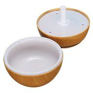 Skycoolwin Wooden Grain purifier USB LED Light Ultrasonic Cool Mist Aromas Humidifier Air Diffusers Fragrances... N4